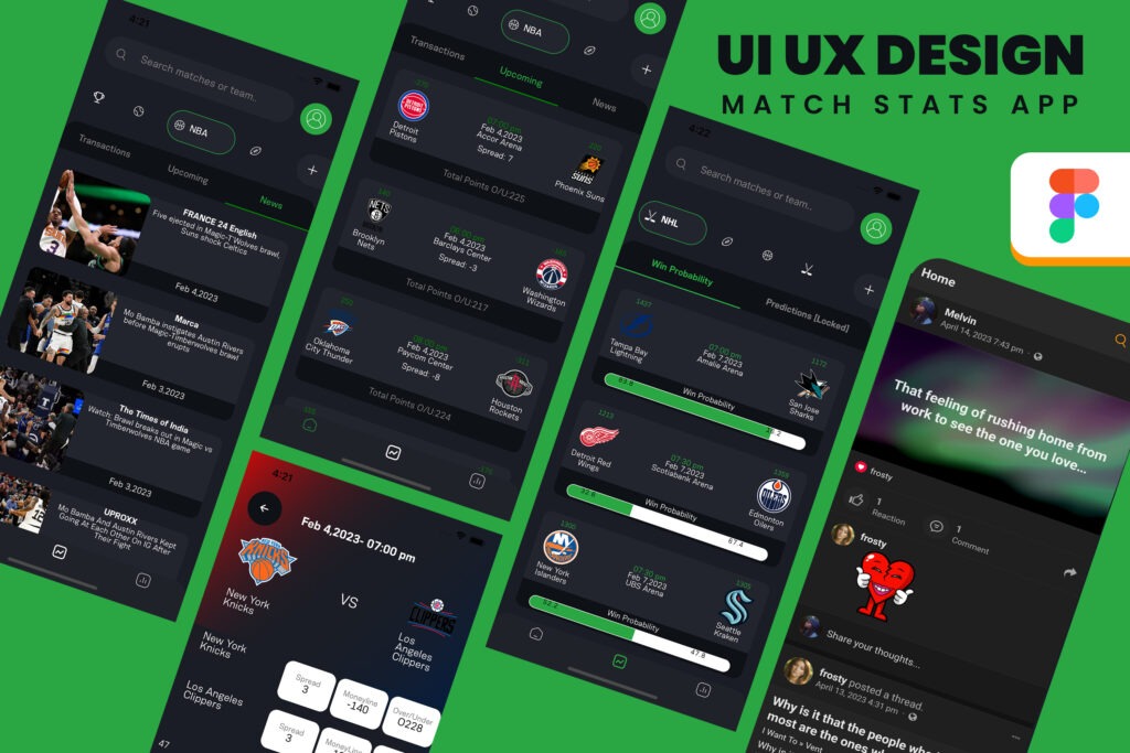 Basketball UI-UX-Design